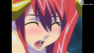 Even sitting in jail, busty demoness Carrera-chan manages to seduce chicks!