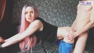 A chick and a guy broadcast their hot sex on the Internet