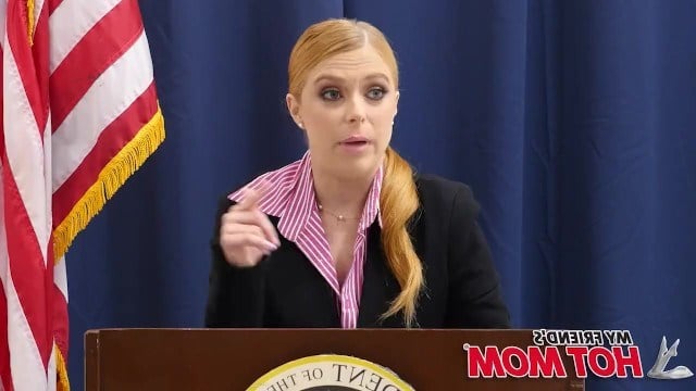 After the election, Penny Pax fucks the campaign secretary