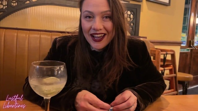 Boss buys a drink and gets lucky in the bathroom