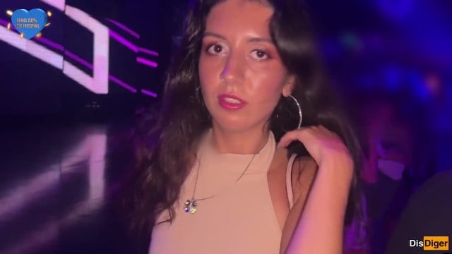 Katty West fucks in the nightclub bathroom