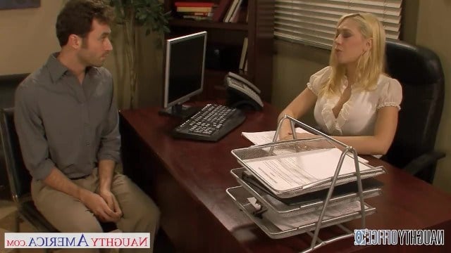 Two blondes hire guy for job if he fucks them hard